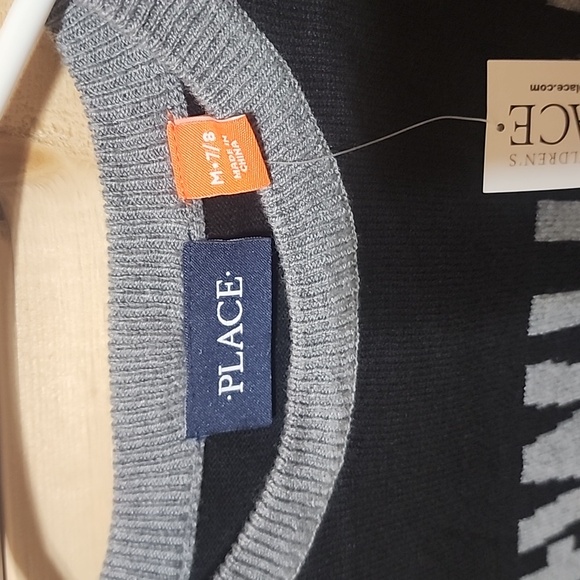Children's Place WHATEVER Sweater Size 7/8 NWT - Picture 2 of 6